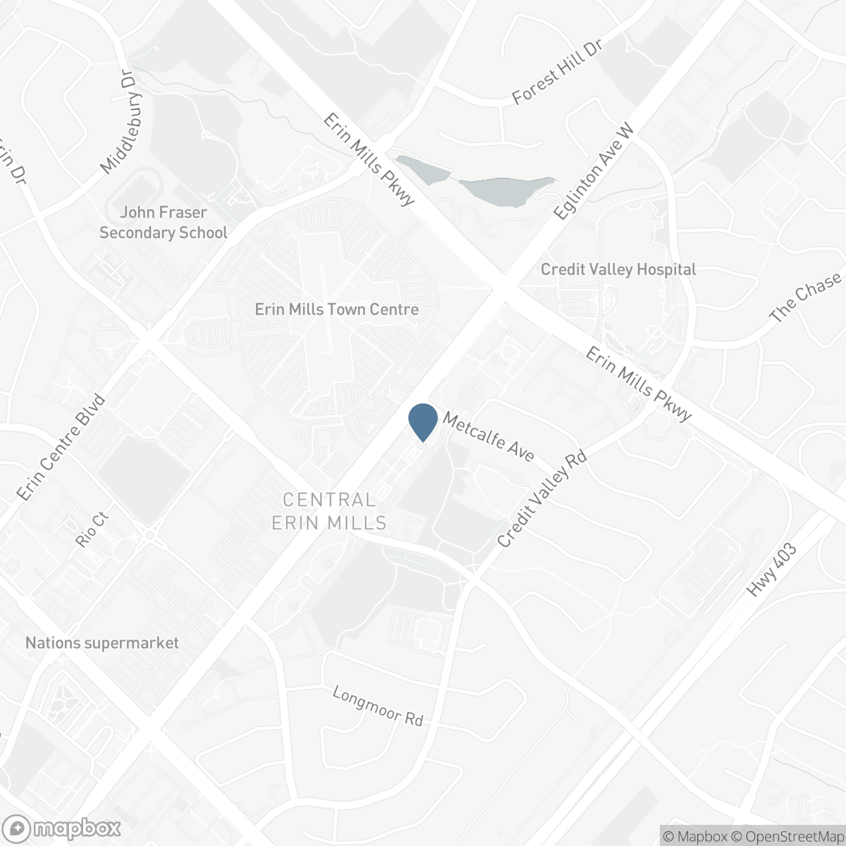 1610 - 4699 GLEN ERIN DRIVE, Mississauga, Ontario L5M 2E5